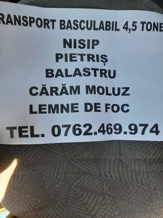 Transport basculabil