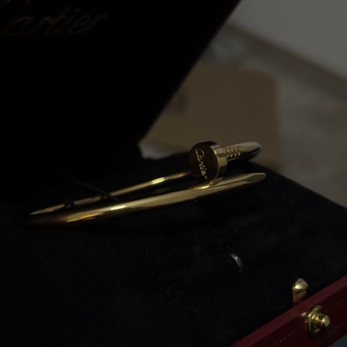 Cartier Nail Bracelet Gold Plated