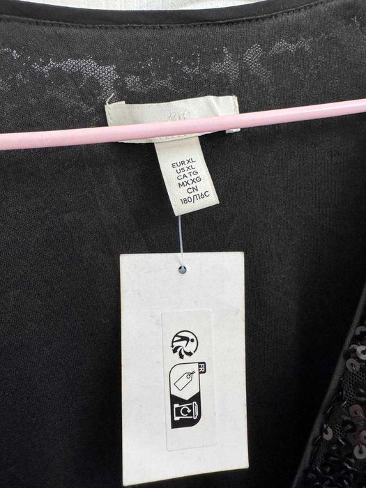 Новое платье-халат с пайетками H&M, размер XL (54/58)