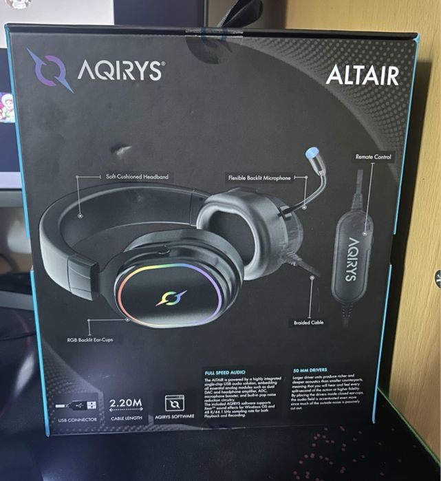 Căști gaming Aqirys Altair-noi, inlocuite pe garanție