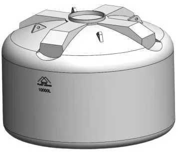 Бочки пластиковые трехслойные вертикальные (выдувные) от 500л до 3000л