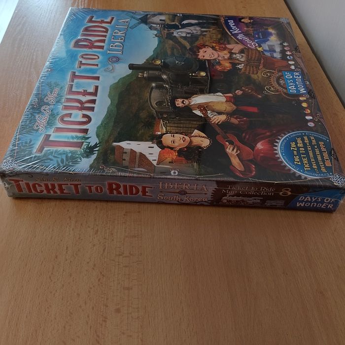 Разширение за настолна игра Ticket to Ride: Иберия и Южна Корея - неразопакована