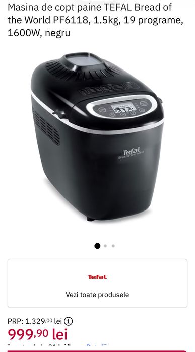 Masina de facut paine Tefal Bread of the world