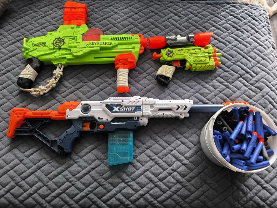 Пистолеты Nerf с пулями