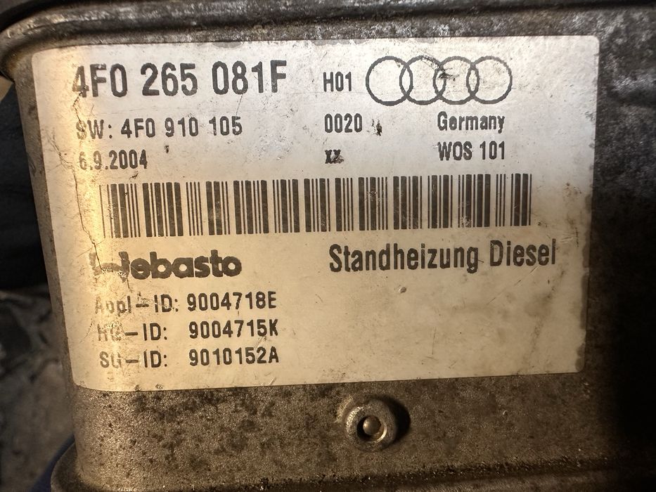 Webasto Вебасто  VW ,Range Rover , Discovery , Citroen Jaguar