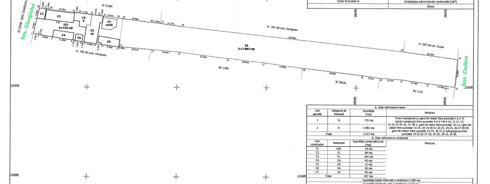 Vilă Cu Teren 1317 Mp +2300 Mp, Dublă Deschidere –Locuință + Investiție–Jilava