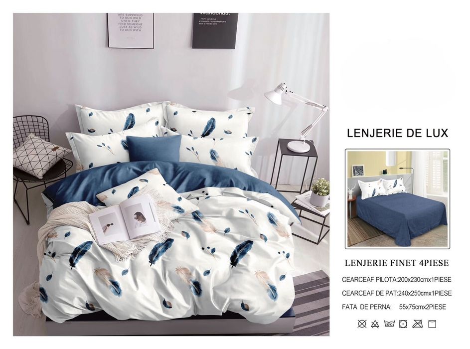 Lenjerii finet satinat 4 piese