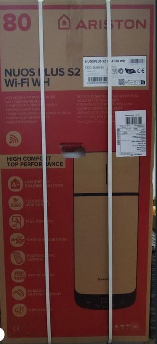 Boiler cu pompa de caldura Ariston Nuos PLUS S2 WIFI 80 WH - 80 litri