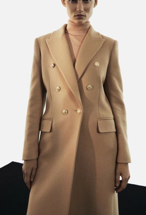 Zara limited edition вълнено палто