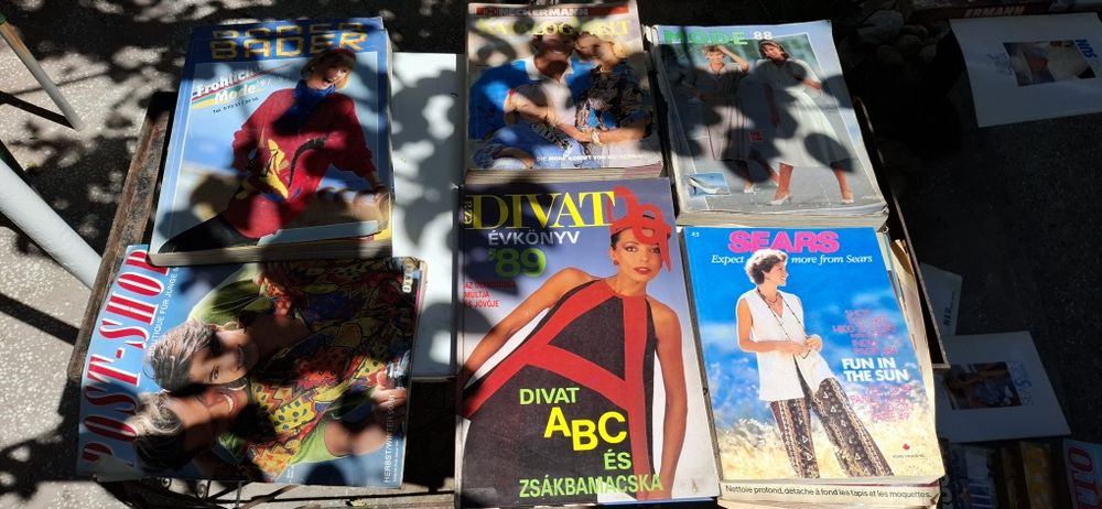 Reviste modă anii 80 90 in stare bună