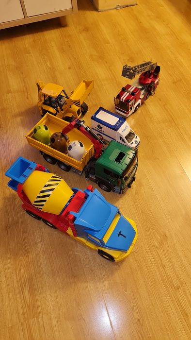 Bruder, wader, Dickie, детски играчки, багер, камион, бетоновоз, пожар