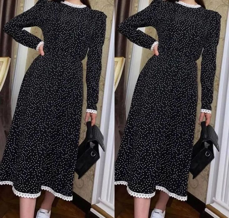 Платье в горошек