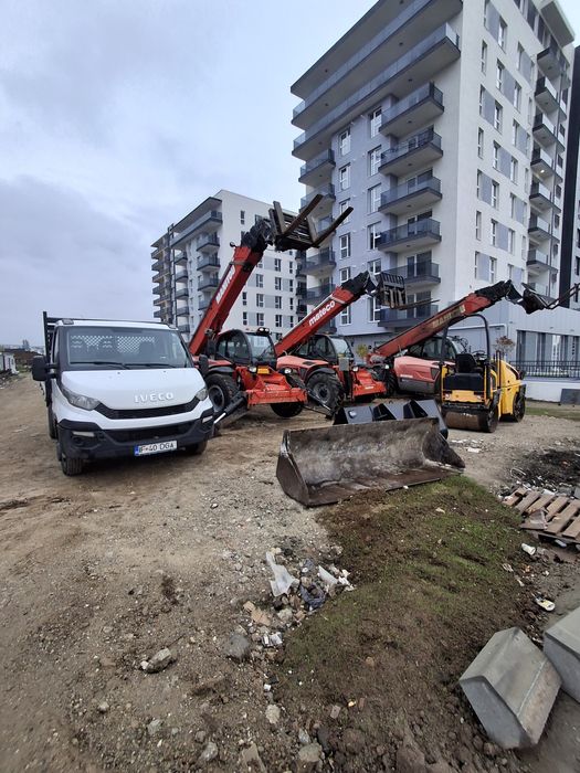 Închiriez Manitou telescopic 18m / 4 tone