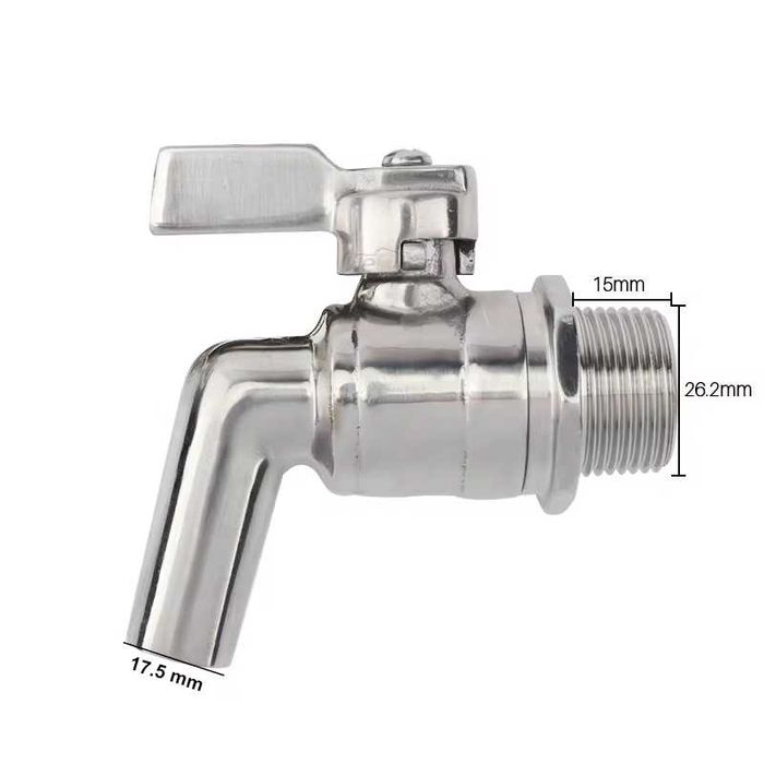 Иноксов кран 3/4 за неръждаем съд 20220109