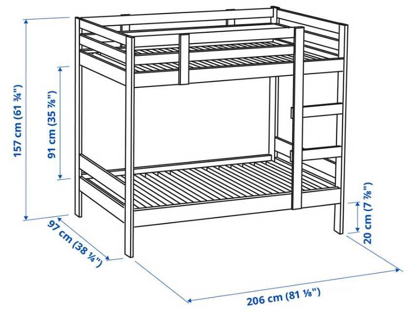Pat etajat IKEA copii
