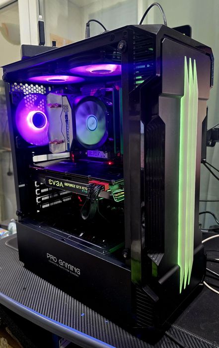 Геймърски Компютър (i5-9400F / GTX 1070 FTW / 16GB RAM / 512GB NVMe / Win 11 Pro)
