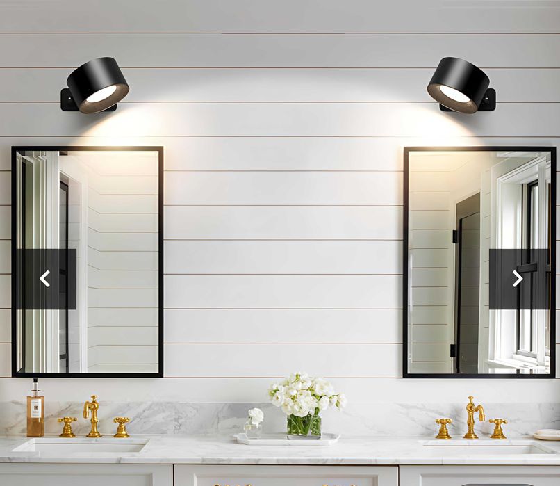 Lampă de perete modernă fără fir, reîncărcabilă și magnetica