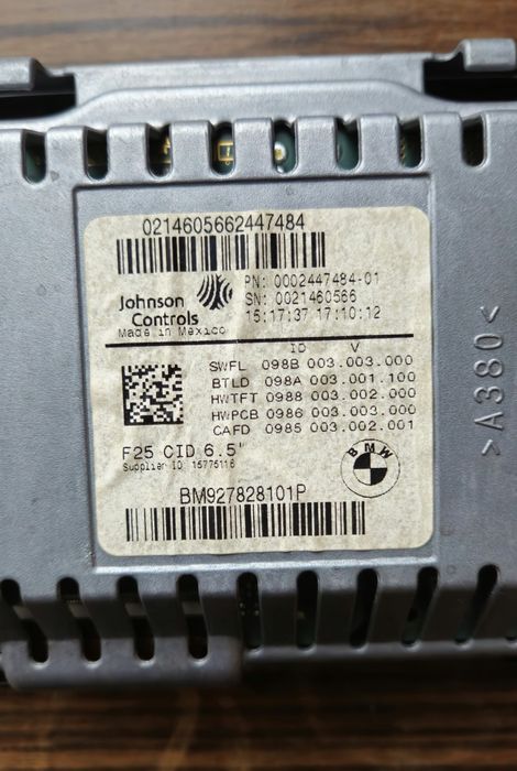 Навигация/дисплей bmw f25 бмв ф25