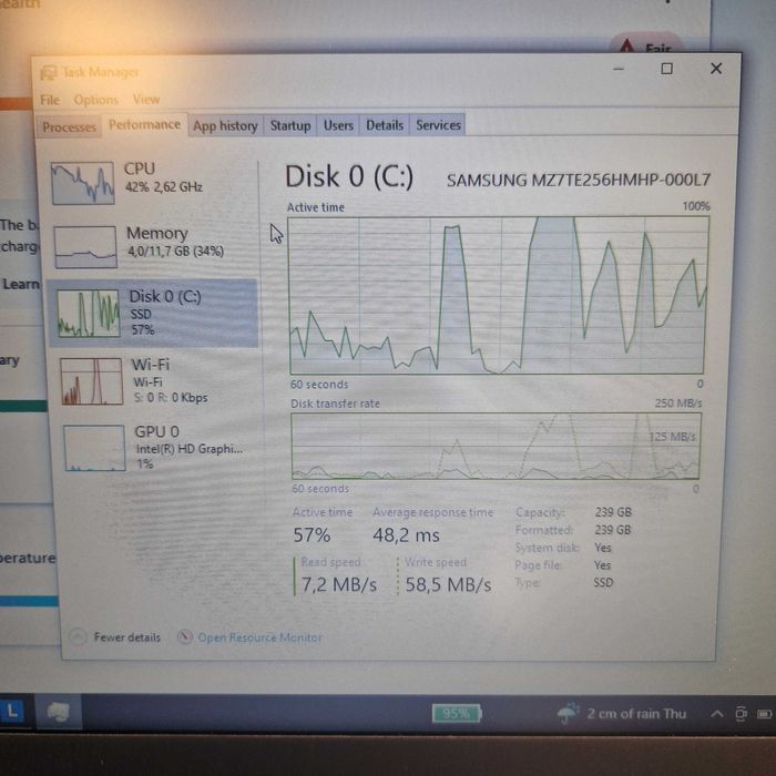 Laptop Lenovo ThinkPad T440 - 256GB SSD, i7 4600 CPU, 12GB RAM