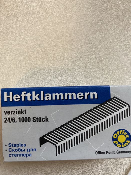 Скобы для стиплера