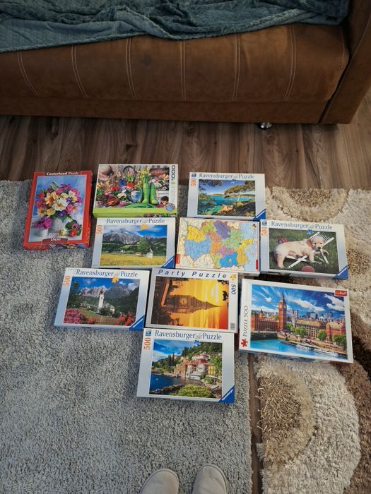 Puzzle Ravensburger, garden tools 10 noi la cutie