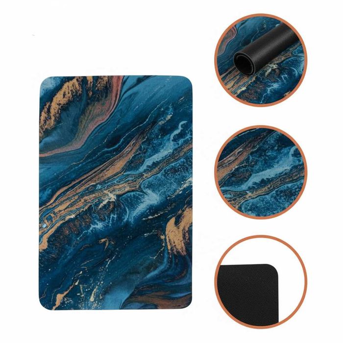 Covoras de baie antiderapant absorbant cu uscare rapida 80x50 cm