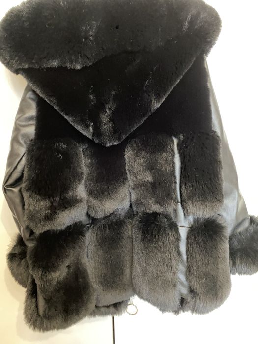 Полушубка комбинированная для девочки