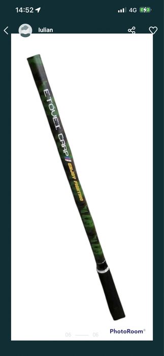 Set 4 Lansete Wind Blade Carp Master Cat 1 3.6 m 3.5 lbs Carbon 100 %