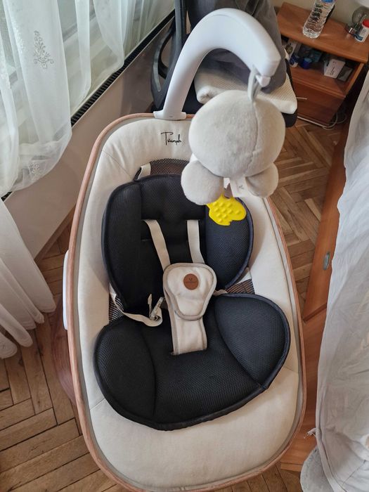 Електрическа люлка Cangaroo Triumph бежова