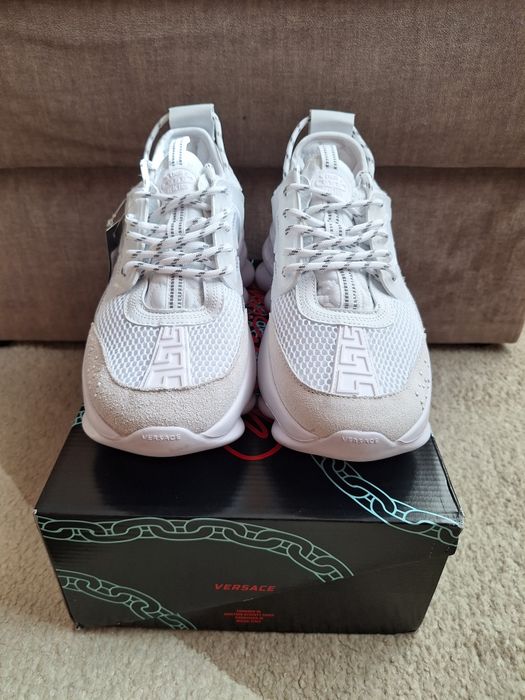 Papuci Versace Chain Reaction Albi 42