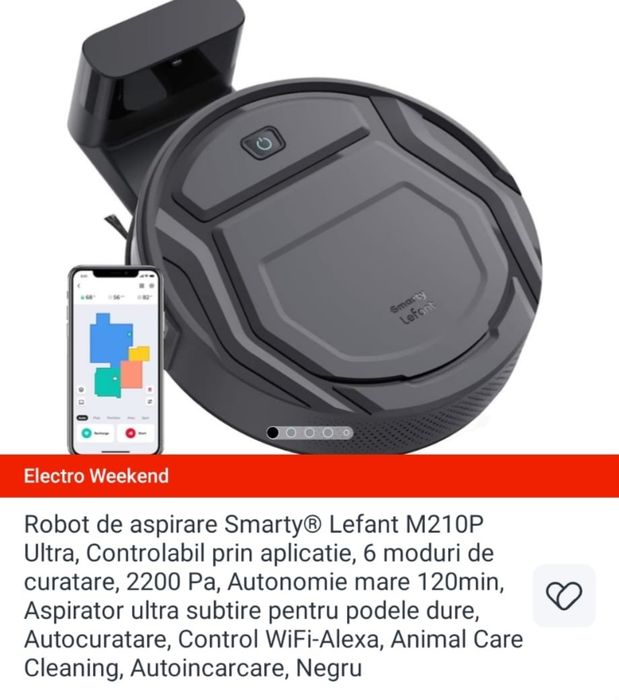Robot  de aspirator la 500 lei Timișoara