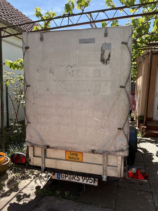 Remorca 750kg cu sistem de Franare