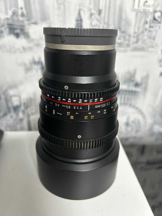 Obiectiv foto mirrorless Samyang 85mm T1.5, Sony -E