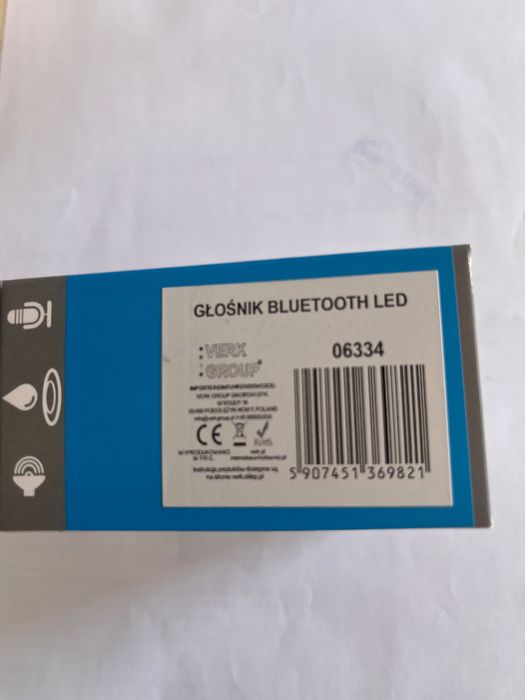 Bluetooth колонка за баня с вендуза, LED, микрофон, IPX4