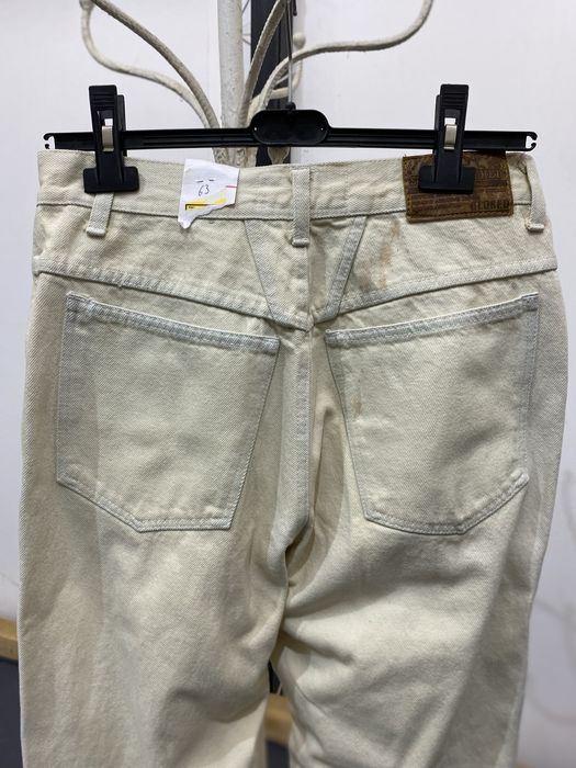 ‼️OFERTA‼️ Blugi albi CLOSED noi