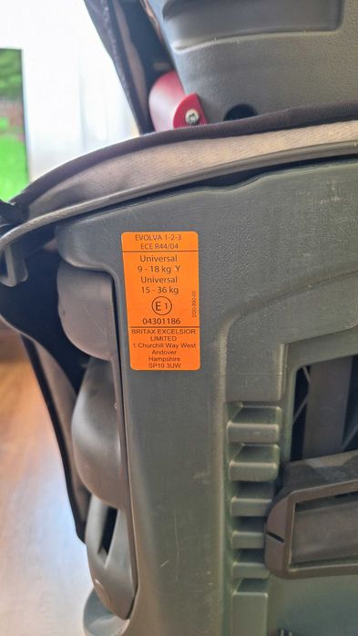 Столче за кола Britax Romer Evola 1-2-3 9-36 kg