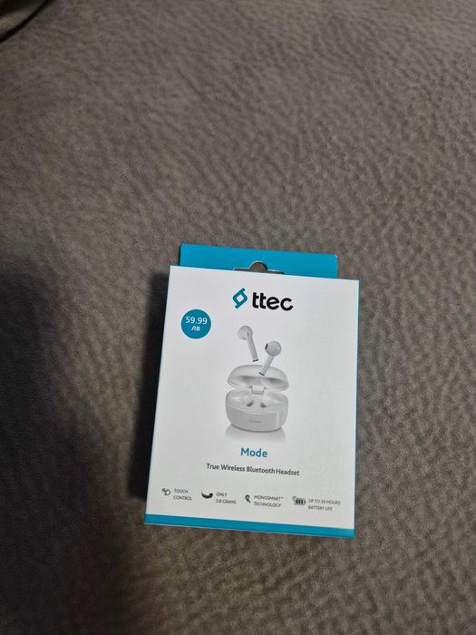 Безжични слушалки "ttec TWS Modе" Бели