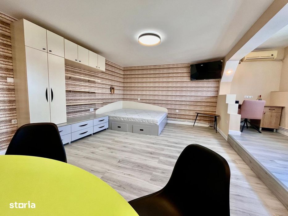 Apartament de inchiriat, o camera, Open space, 42 mp, Nicolina — fotografia 1