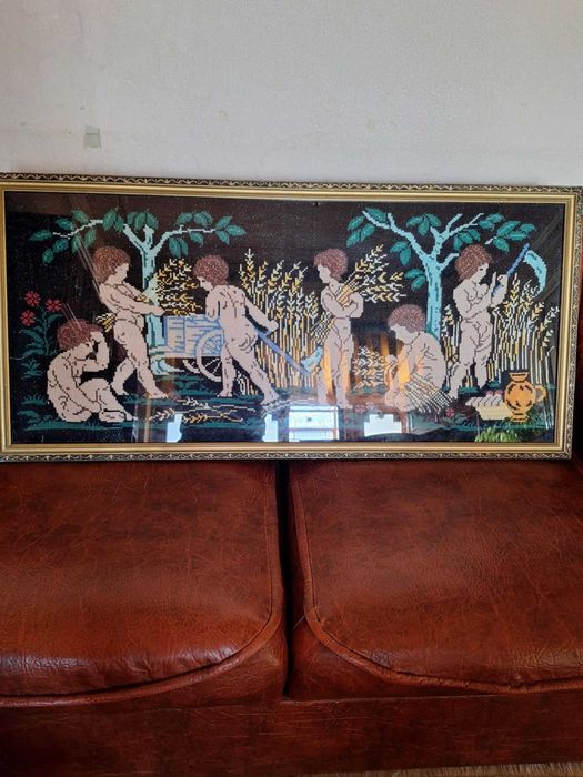 Tablouri cusute manual- lucrari unicat