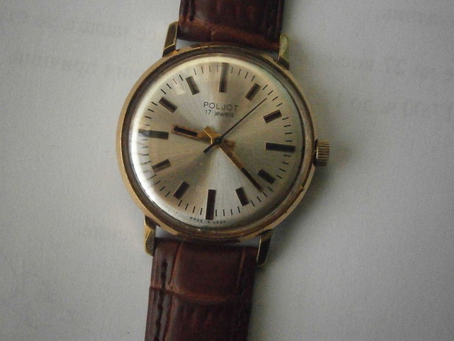 POLJOT, 17 jewels, cal. 2609, Au 10, made in USSR