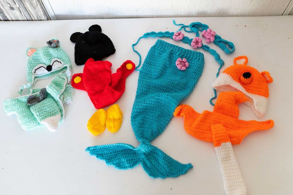 Recuzita foto - costumase crosetate newborn