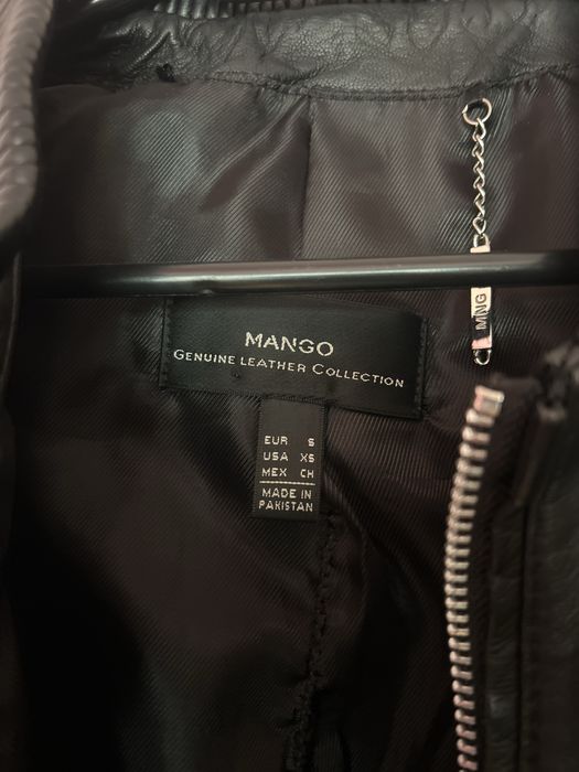 кожено яке Mango
