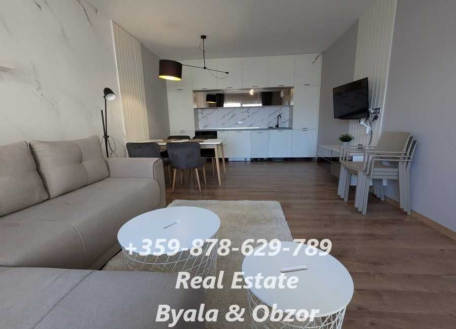 Красиво обзаведен двустаен апартамент с морска гледка