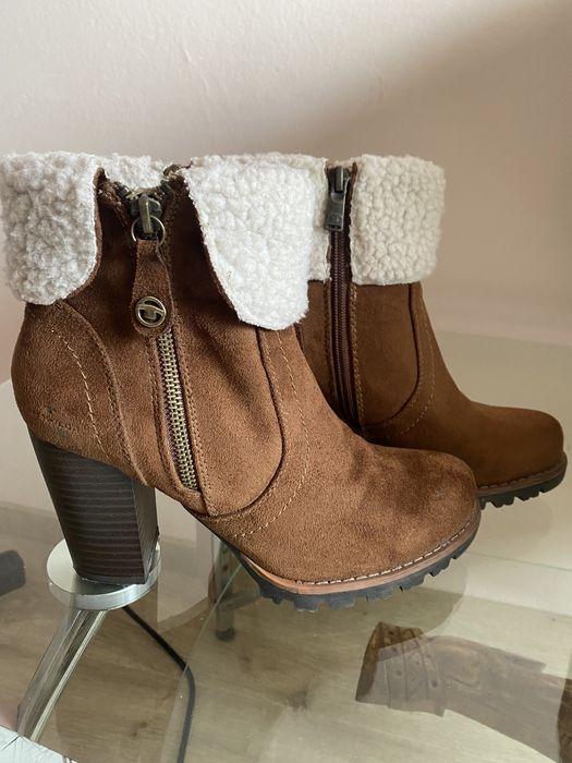 Botine cu toc, Tom Tailor.