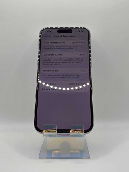 Iphone 15 Pro, MEM 128GB, RAM 8GB, Amanet Doamna Ghica, Cod: 91560