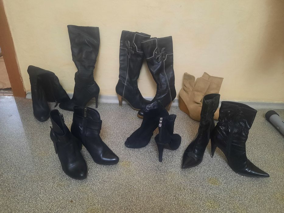 Продам кожанные сапожки