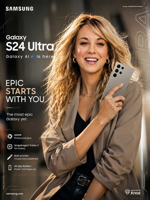 Samsung Galaxy S24 Ultra 256GB – Titanium Black