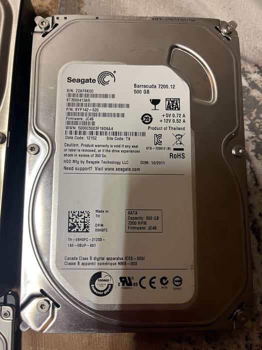 3 броя Hard disk - хард диск hdd за части