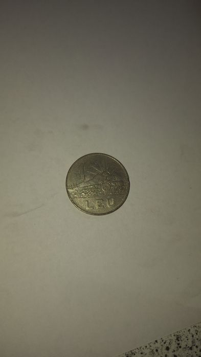 Moneda de 1 leu,din 1966