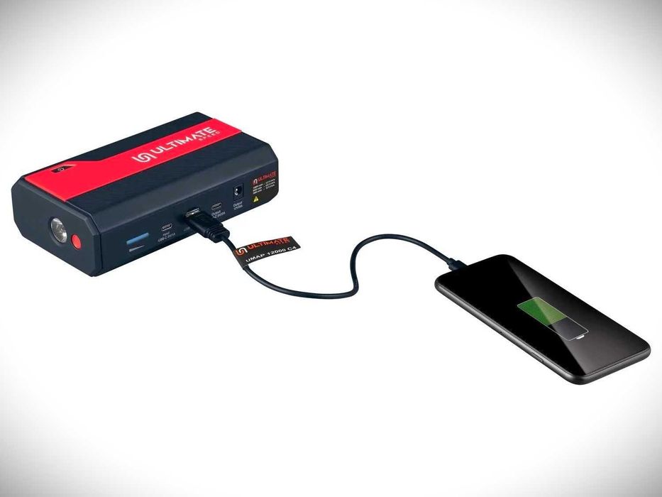 Jump starter, robot de pornire portabil auto cu powerbank si lanterna